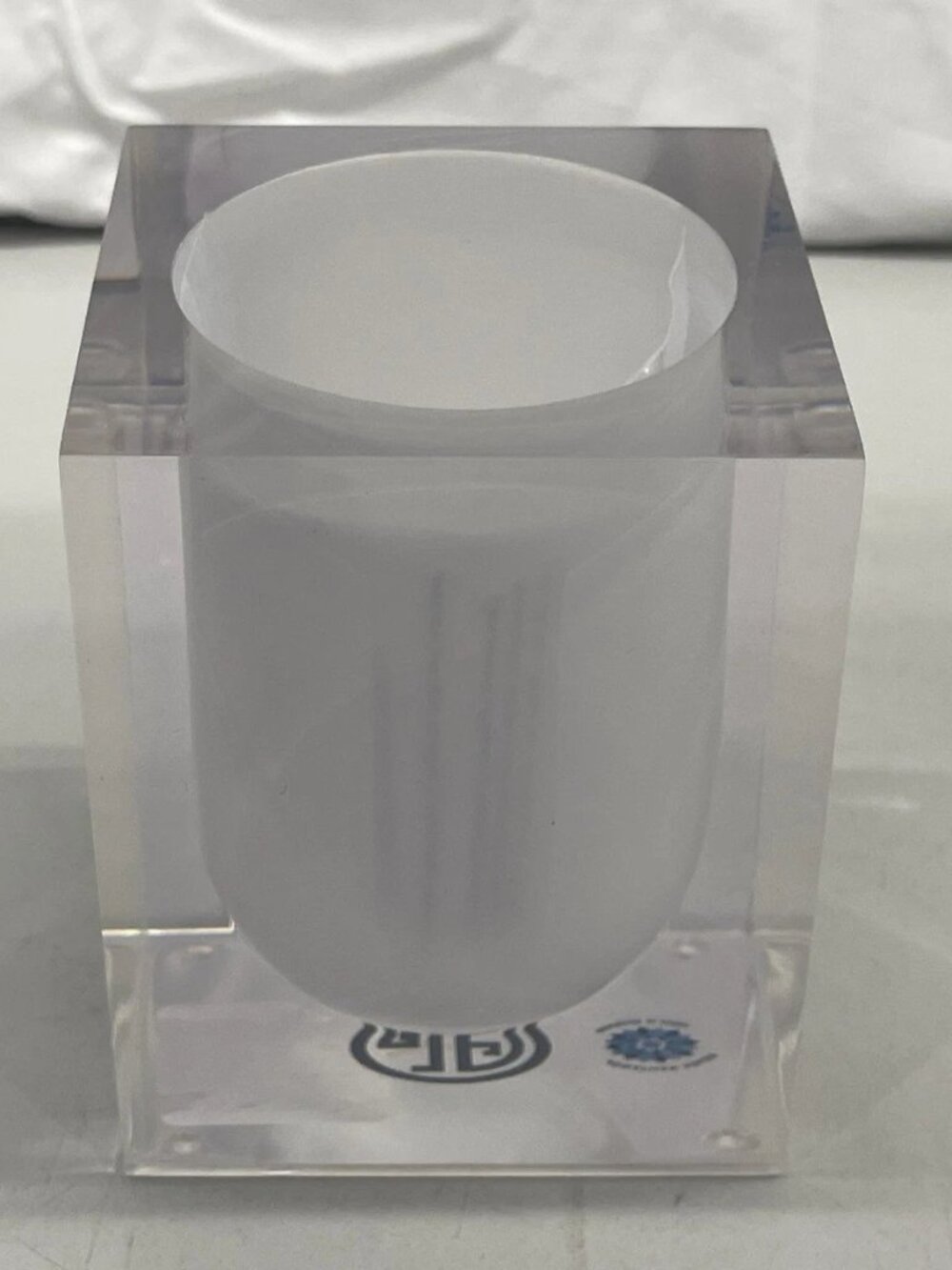 Jonathan Adler Hollywood Bathroom Canister Jar Clear 11113